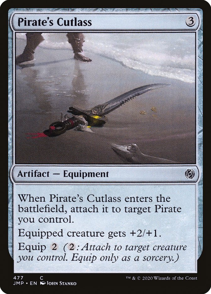 Pirate's Cutlass [Jumpstart] - Magic: The Gathering - Card Brawlers | Quebec | Canada |