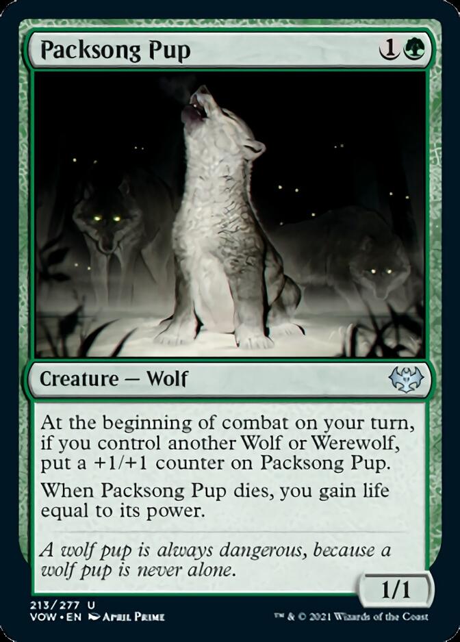 Packsong Pup [Innistrad: Crimson Vow] - Magic: The Gathering - Card Brawlers | Quebec | Canada |