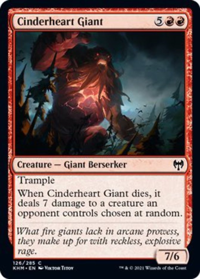 Cinderheart Giant [Kaldheim] - Magic: The Gathering - Card Brawlers | Quebec | Canada |