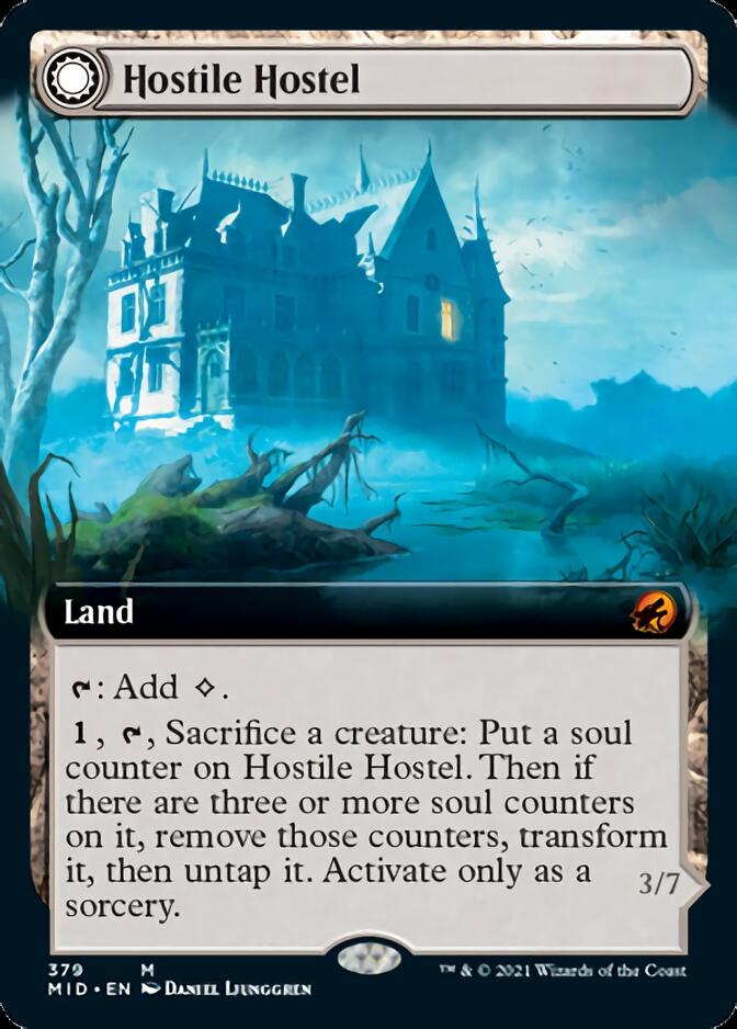 Hostile Hostel // Creeping Inn (Extended Art) [Innistrad: Midnight Hunt] - Magic: The Gathering - Card Brawlers | Quebec | Canada |