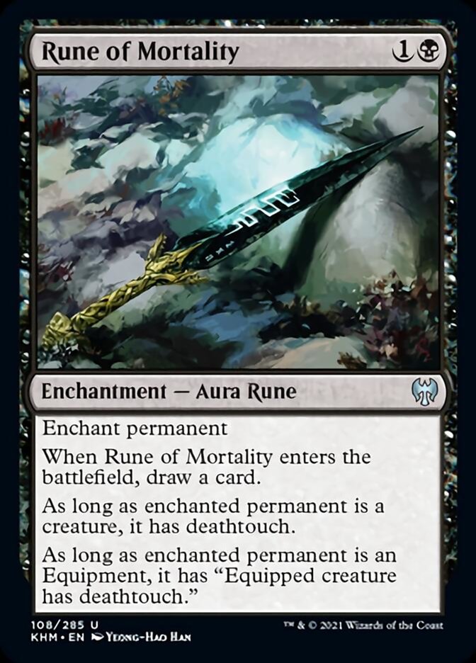 Rune of Mortality [Kaldheim] - Magic: The Gathering - Card Brawlers | Quebec | Canada |