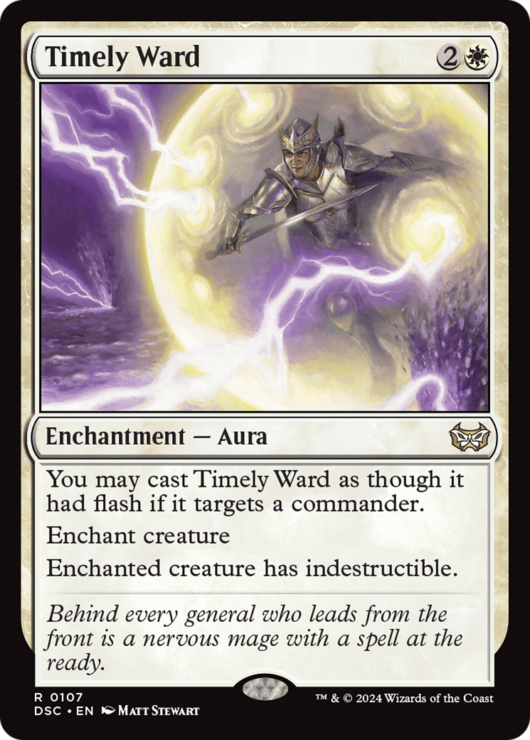 Timely Ward [Duskmourn: House of Horror Commander] - Magic: The Gathering - Card Brawlers | Quebec | Canada |