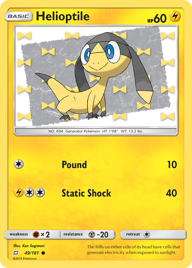 Helioptile (49/181) [Sun & Moon: Team Up] - Pokémon - Card Brawlers | Quebec | Canada |