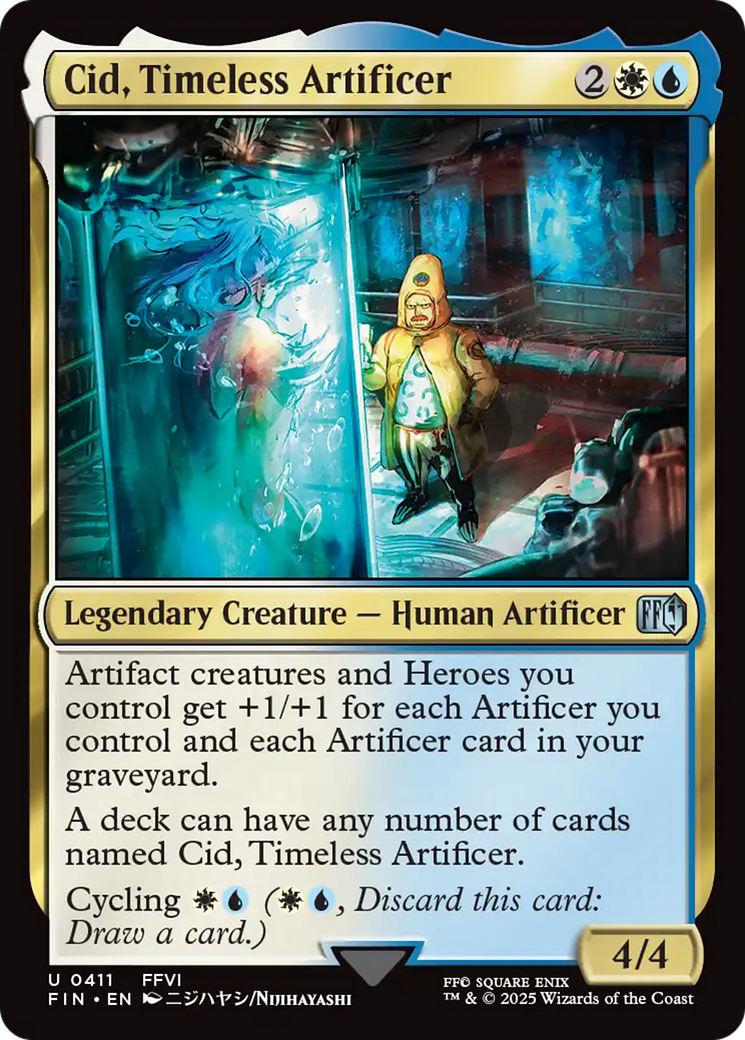 Cid, Timeless Artificer (0411) [FINAL FANTASY] - Magic: The Gathering - Card Brawlers | Quebec | Canada |