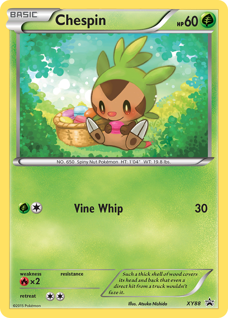 Chespin (XY88) (Collector Chest) [XY: Black Star Promos] - Pokémon - Card Brawlers | Quebec | Canada |