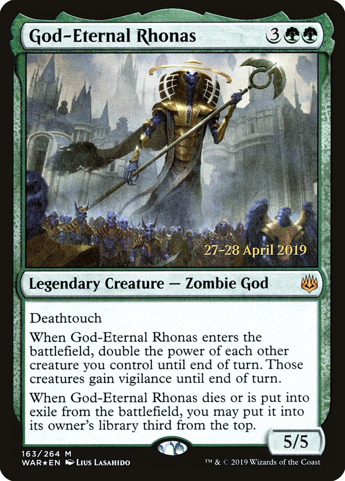 God-Eternal Rhonas [War of the Spark Prerelease Promos] - Magic: The Gathering - Card Brawlers | Quebec | Canada |