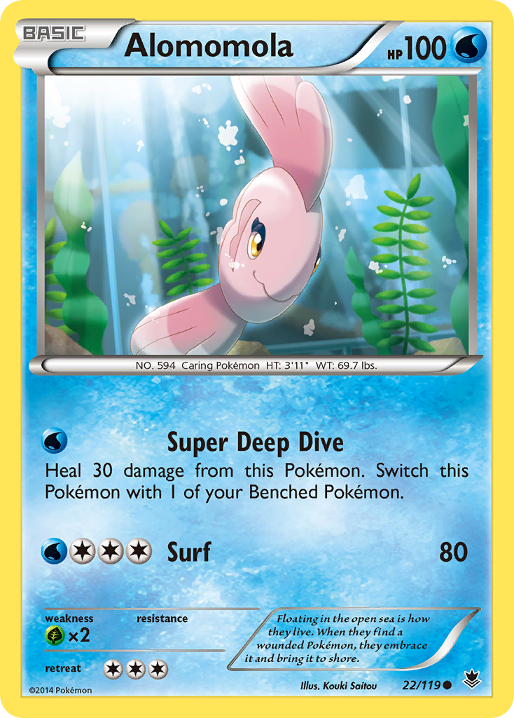 Alomomola (22/119) [XY: Phantom Forces] - Pokémon - Card Brawlers | Quebec | Canada |