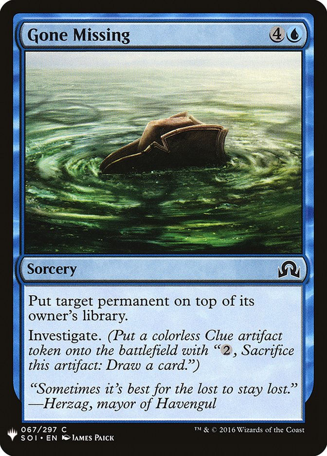 Gone Missing [Mystery Booster] - Magic: The Gathering - Card Brawlers | Quebec | Canada |