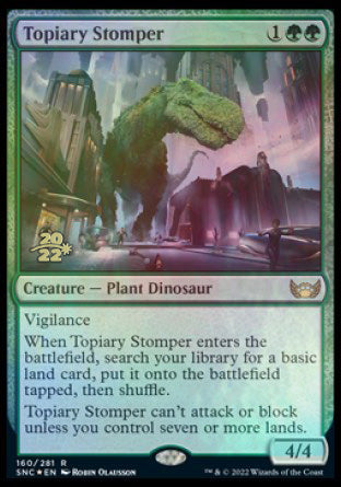 Topiary Stomper [Streets of New Capenna Prerelease Promos] - Magic: The Gathering - Card Brawlers | Quebec | Canada |