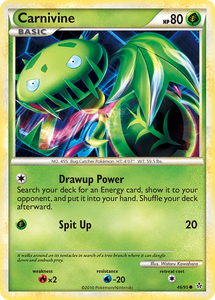 Carnivine (46/95) [HeartGold & SoulSilver: Unleashed] - Pokémon - Card Brawlers | Quebec | Canada |