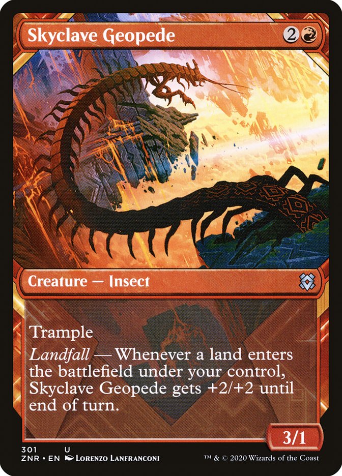 Skyclave Geopede (Showcase) [Zendikar Rising] - Magic: The Gathering - Card Brawlers | Quebec | Canada |