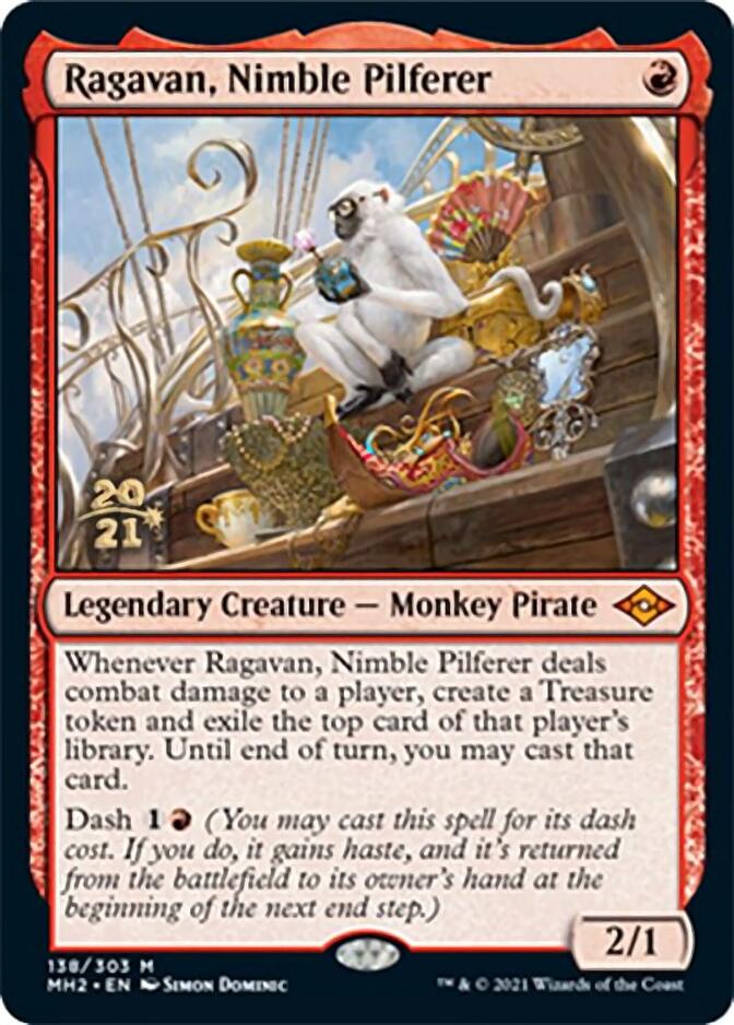 Ragavan, Nimble Pilferer [Modern Horizons 2 Prerelease Promos] - Magic: The Gathering - Card Brawlers | Quebec | Canada |