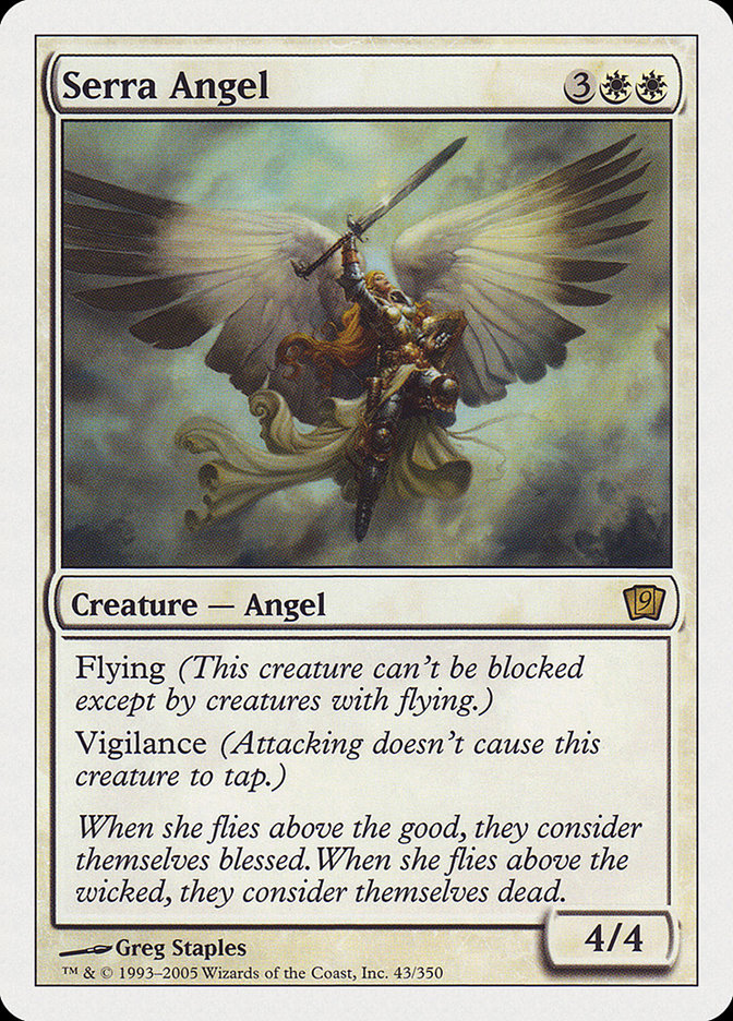 Serra Angel (9th Edition) [Oversize Cards] - Magic: The Gathering - Card Brawlers | Quebec | Canada |