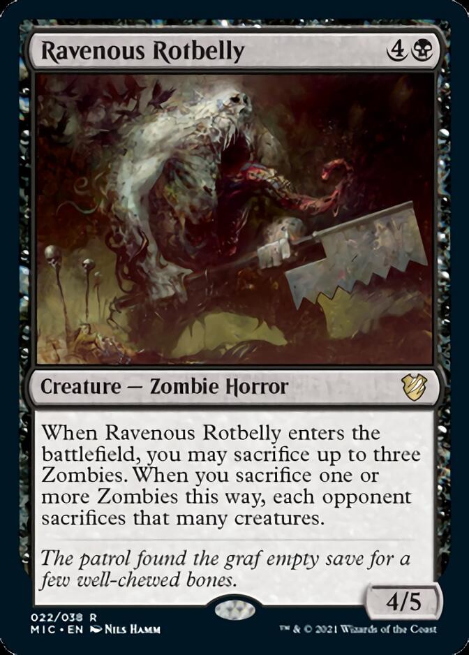 Ravenous Rotbelly [Innistrad: Midnight Hunt Commander] - Magic: The Gathering - Card Brawlers | Quebec | Canada |