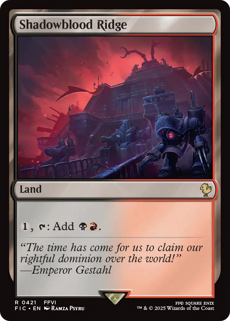 Shadowblood Ridge [FINAL FANTASY Commander] - Magic: The Gathering - Card Brawlers | Quebec | Canada |