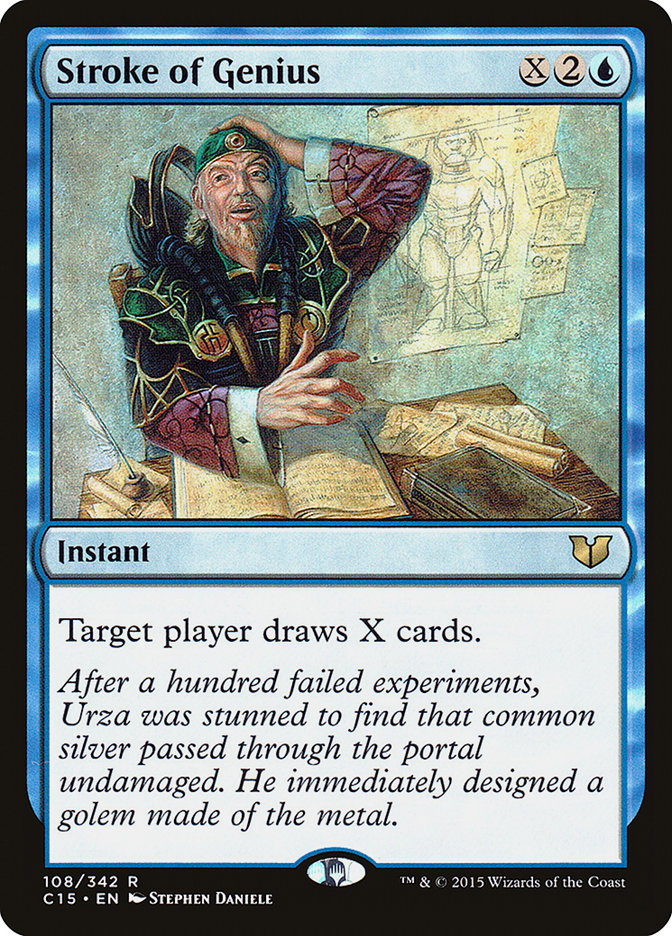 Stroke of Genius [Commander 2015] - Magic: The Gathering - Card Brawlers | Quebec | Canada |