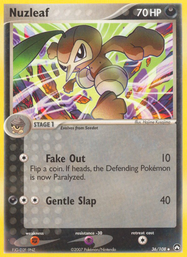 Nuzleaf (36/108) [EX: Power Keepers] - Pokémon - Card Brawlers | Quebec | Canada |