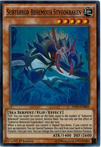 Subterror Behemoth Stygokraken [INOV-EN083] Super Rare - Yu-Gi-Oh! - Card Brawlers | Quebec | Canada |