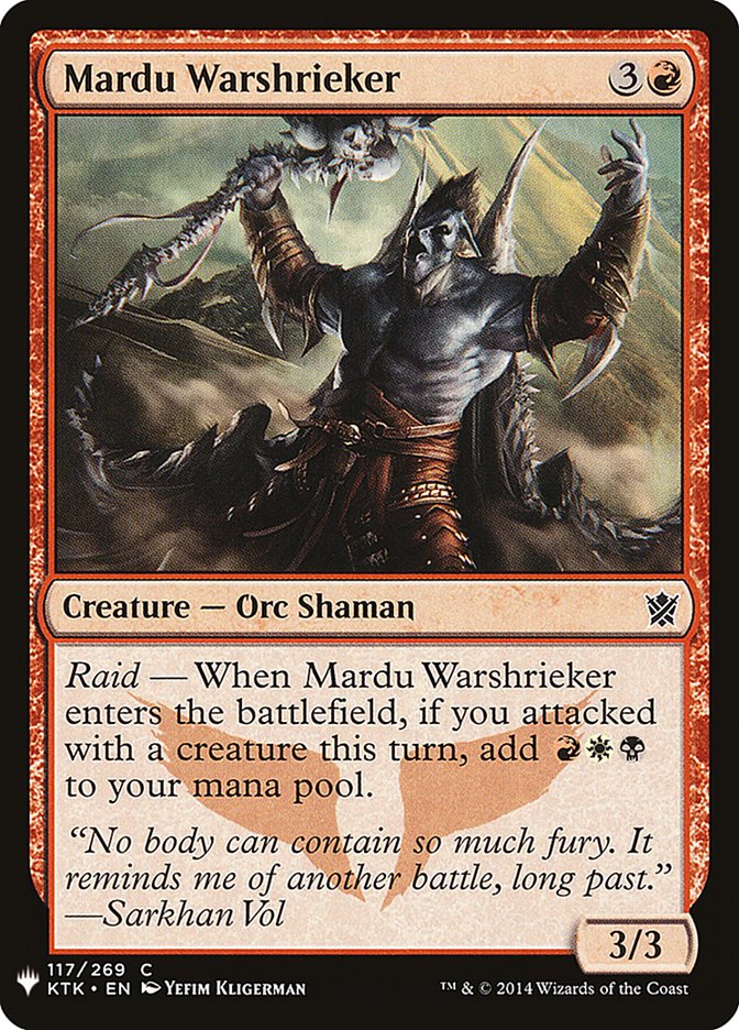 Mardu Warshrieker [Mystery Booster] - Magic: The Gathering - Card Brawlers | Quebec | Canada |
