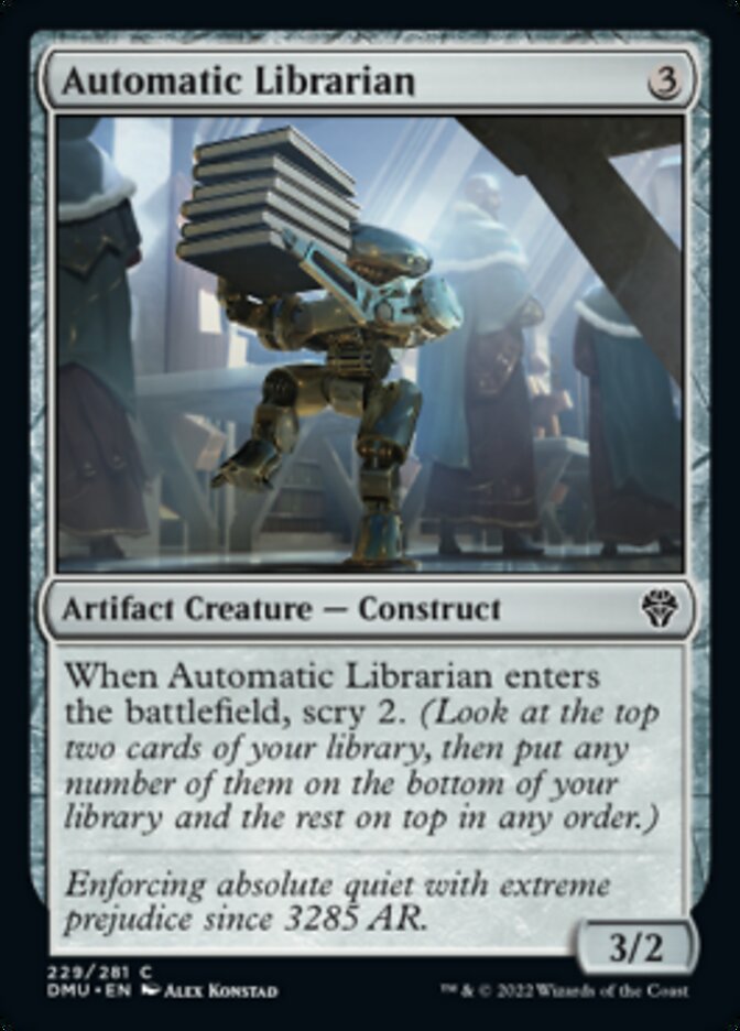 Automatic Librarian [Dominaria United] - Magic: The Gathering - Card Brawlers | Quebec | Canada |