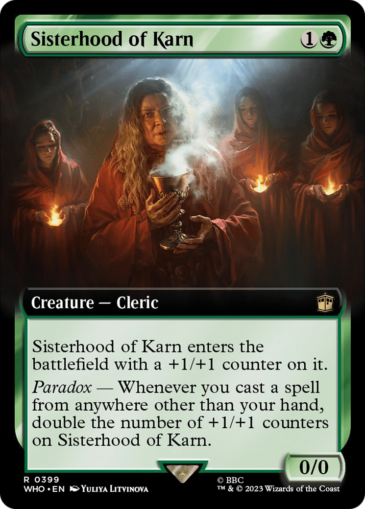 Sisterhood of Karn (Extended Art) [Doctor Who] - Magic: The Gathering - Card Brawlers | Quebec | Canada |