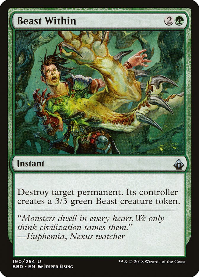 Beast Within [Battlebond] - Magic: The Gathering - Card Brawlers | Quebec | Canada |