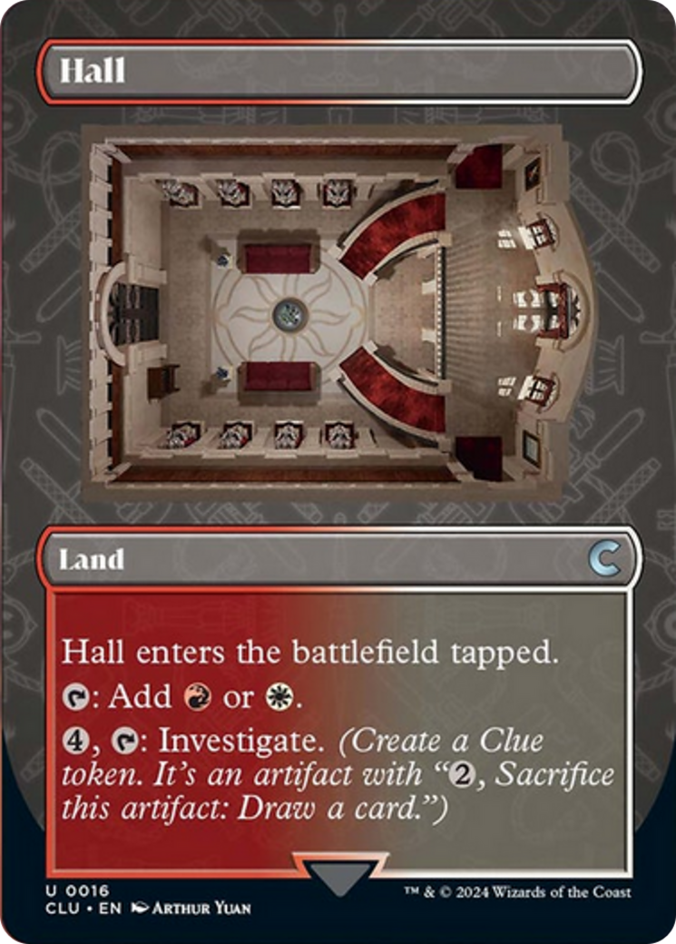 Hall (Borderless) [Ravnica: Clue Edition] - Magic: The Gathering - Card Brawlers | Quebec | Canada |