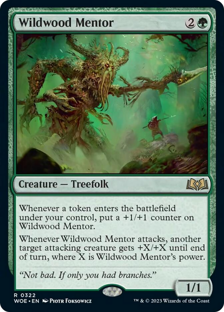 Wildwood Mentor [Wilds of Eldraine] - Magic: The Gathering - Card Brawlers | Quebec | Canada |
