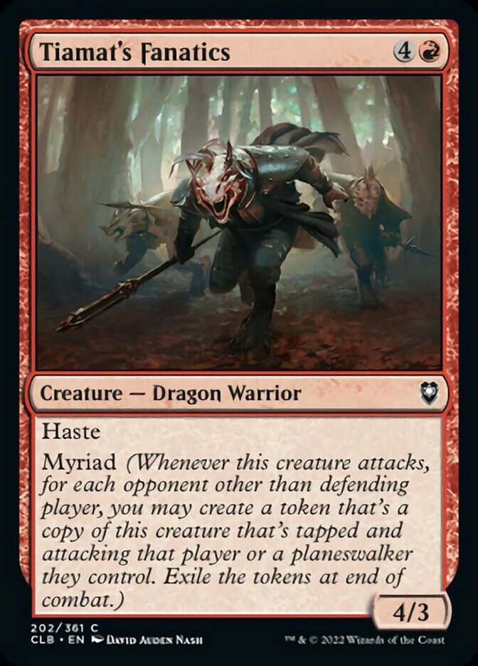 Tiamat's Fanatics [Commander Legends: Battle for Baldur's Gate] - Magic: The Gathering - Card Brawlers | Quebec | Canada |