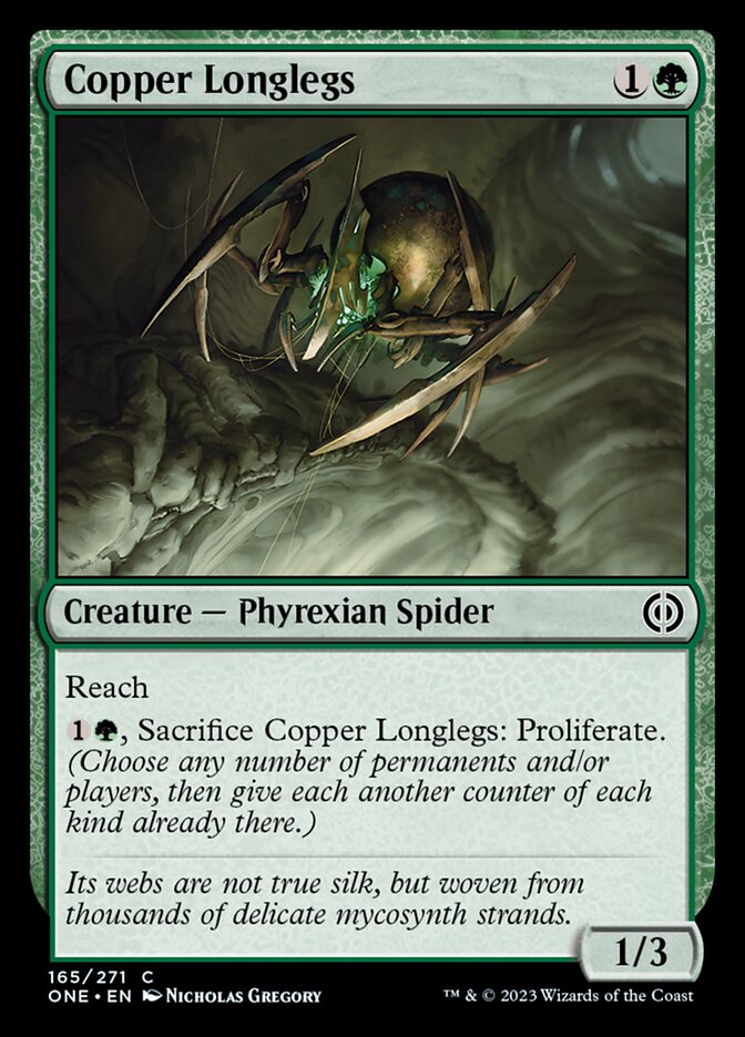 Copper Longlegs [Phyrexia: All Will Be One] - Magic: The Gathering - Card Brawlers | Quebec | Canada |