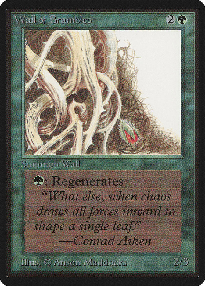 Wall of Brambles [Beta Edition] - Magic: The Gathering - Card Brawlers | Quebec | Canada |