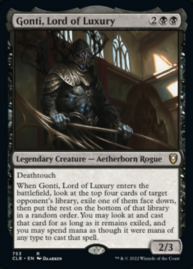 Gonti, Lord of Luxury [Commander Legends: Battle for Baldur's Gate] - Magic: The Gathering - Card Brawlers | Quebec | Canada |