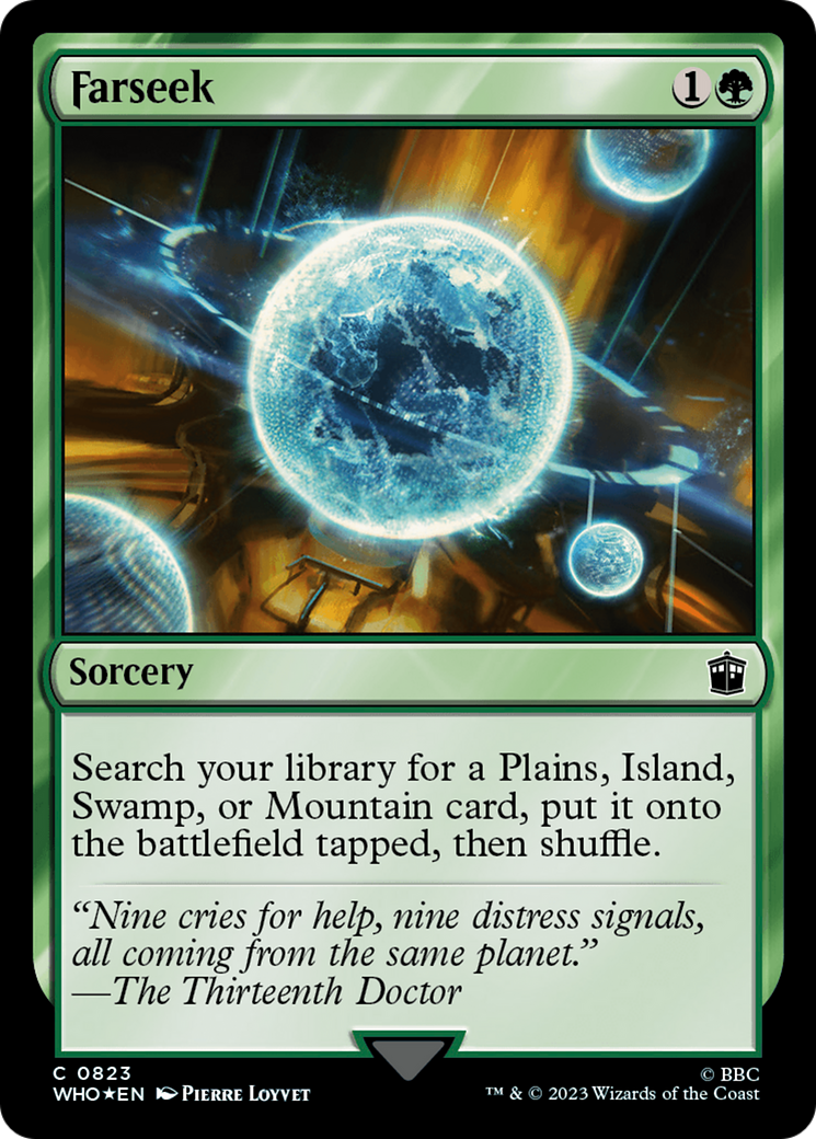 Farseek (Surge Foil) [Doctor Who] - Magic: The Gathering - Card Brawlers | Quebec | Canada |