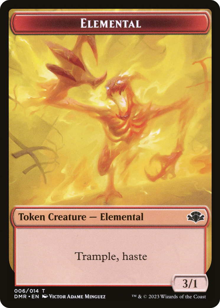 Elemental Token [Dominaria Remastered Tokens] - Magic: The Gathering - Card Brawlers | Quebec | Canada |