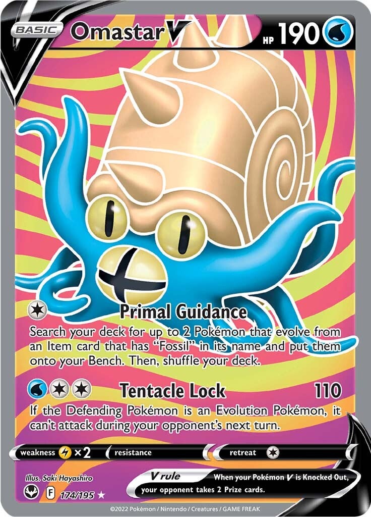 Omastar V (174/195) [Sword & Shield: Silver Tempest] - Pokémon - Card Brawlers | Quebec | Canada |