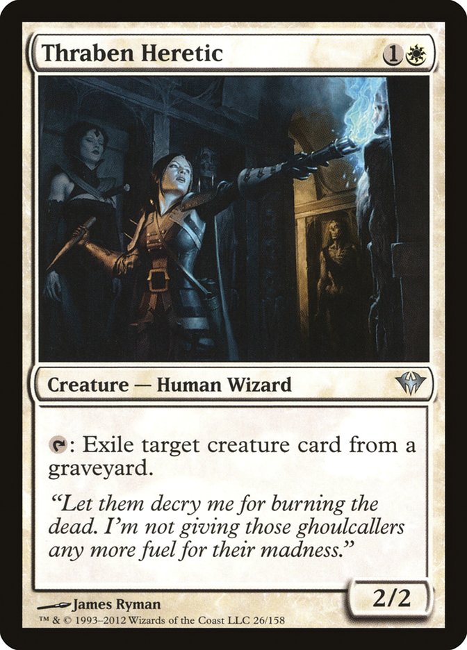 Thraben Heretic [Dark Ascension] - Magic: The Gathering - Card Brawlers | Quebec | Canada |