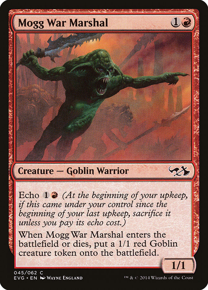 Mogg War Marshal (Elves vs. Goblins) [Duel Decks Anthology] - Magic: The Gathering - Card Brawlers | Quebec | Canada |