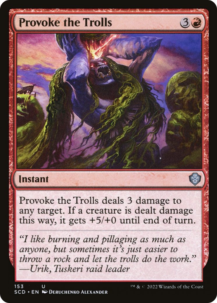 Provoke the Trolls [Starter Commander Decks] - Magic: The Gathering - Card Brawlers | Quebec | Canada |