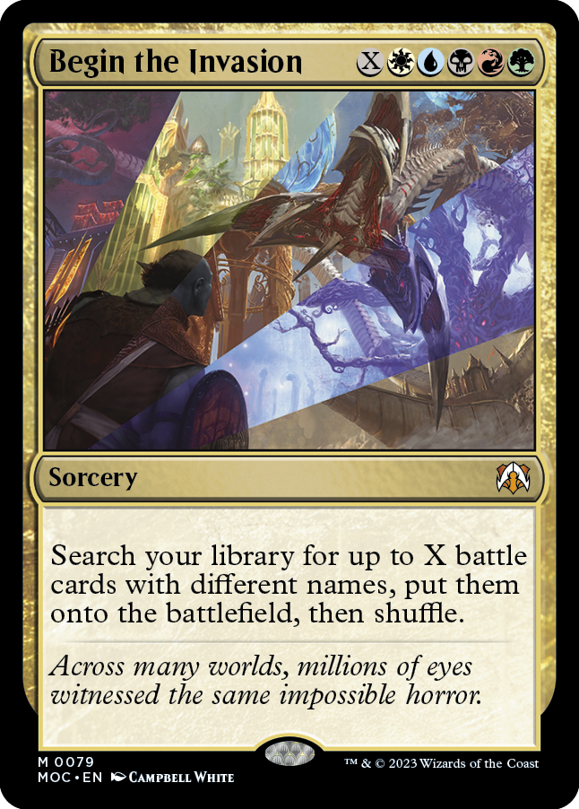 Begin the Invasion [March of the Machine Commander] - Magic: The Gathering - Card Brawlers | Quebec | Canada |