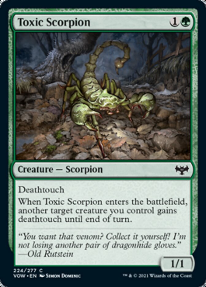 Toxic Scorpion [Innistrad: Crimson Vow] - Magic: The Gathering - Card Brawlers | Quebec | Canada |