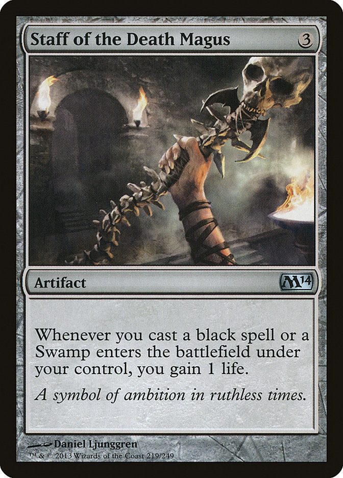 Staff of the Death Magus [Magic 2014] - Magic: The Gathering - Card Brawlers | Quebec | Canada |