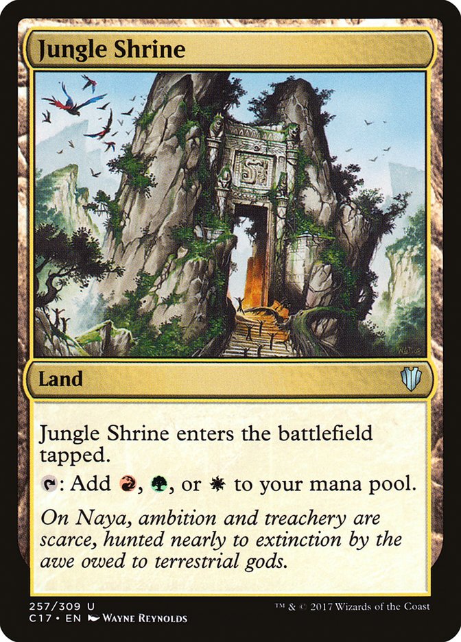 Jungle Shrine [Commander 2017] - Magic: The Gathering - Card Brawlers | Quebec | Canada |