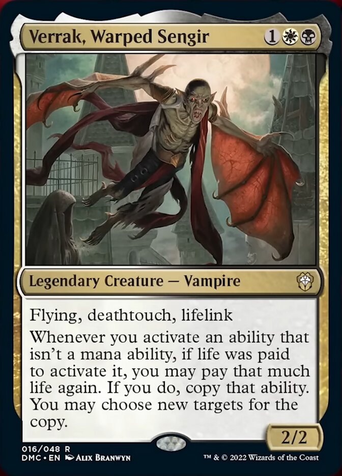 Verrak, Warped Sengir [Dominaria United Commander] - Magic: The Gathering - Card Brawlers | Quebec | Canada |