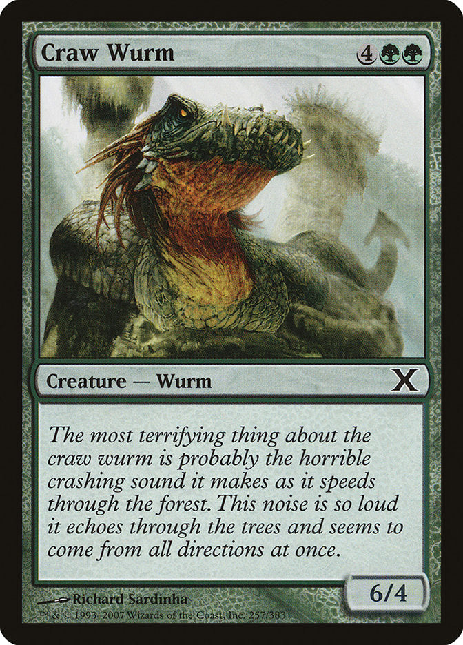 Craw Wurm [Tenth Edition] - Magic: The Gathering - Card Brawlers | Quebec | Canada |