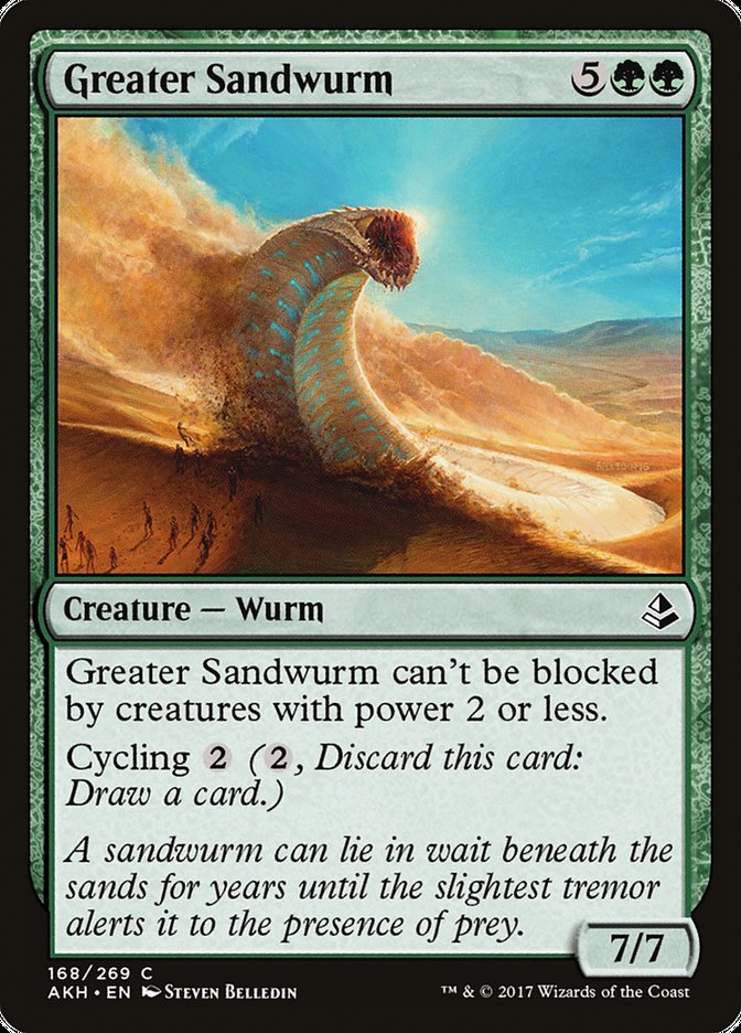 Greater Sandwurm [Amonkhet] - Magic: The Gathering - Card Brawlers | Quebec | Canada |