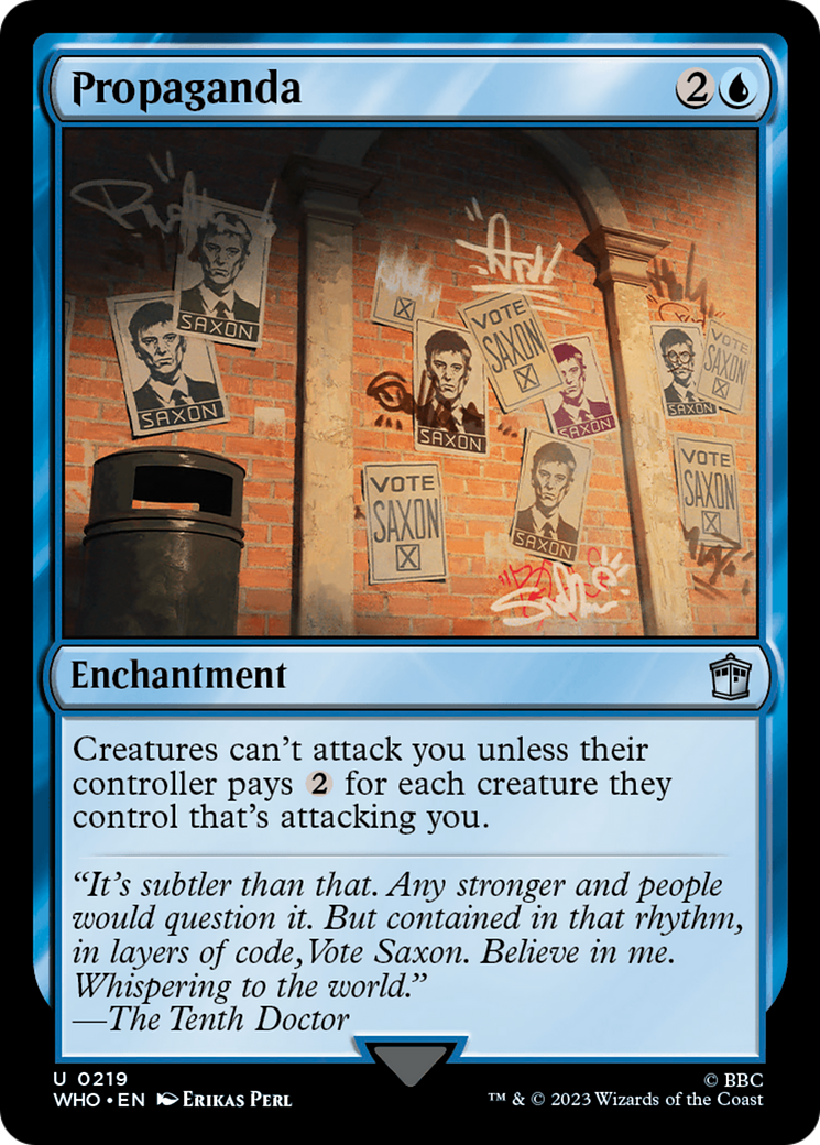 Propaganda [Doctor Who] - Magic: The Gathering - Card Brawlers | Quebec | Canada |