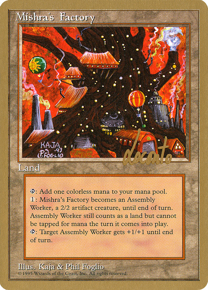 Mishra's Factory (Michael Loconto) [Pro Tour Collector Set] - Magic: The Gathering - Card Brawlers | Quebec | Canada |