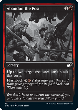 Abandon the Post [Innistrad: Double Feature] - Magic: The Gathering - Card Brawlers | Quebec | Canada |