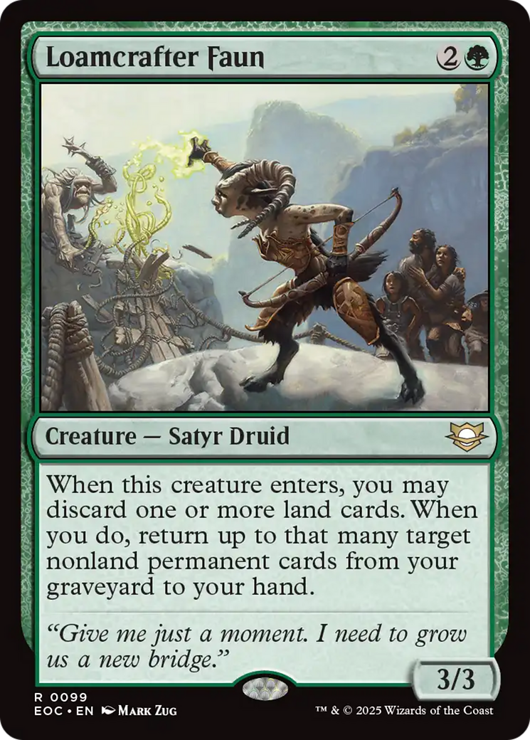 Loamcrafter Faun [Edge of Eternities Commander] - Magic: The Gathering - Card Brawlers | Quebec | Canada |