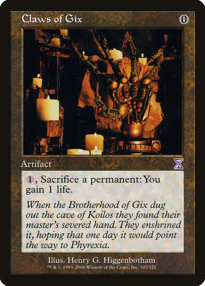 Claws of Gix [Time Spiral Timeshifted] - Magic: The Gathering - Card Brawlers | Quebec | Canada |